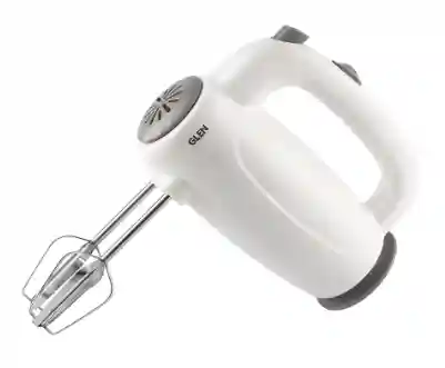  Glen Electric Hand Mixer 125 W 2 Beaters with 5 Speed Settings - White (4059) 2 Years Warranty